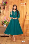 Adah By Deecee Heavy Rayon Plain Designer Kurtis Catalog